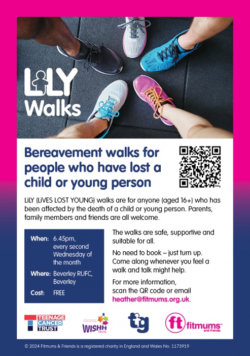 flyer explaining LiLY Walks