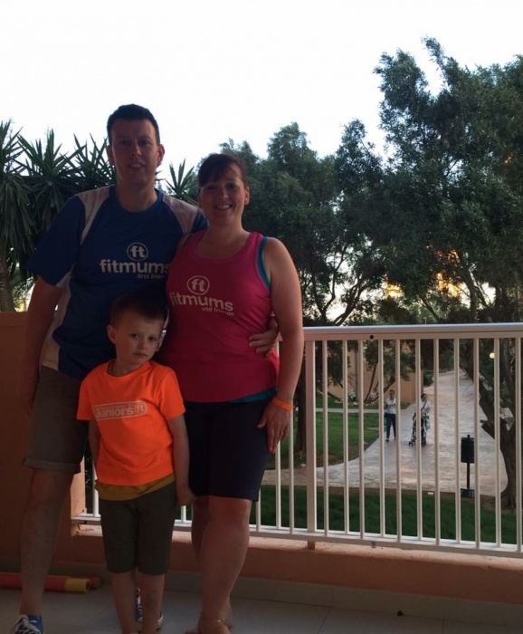 Kelsey, Luke and Henry in Majorca