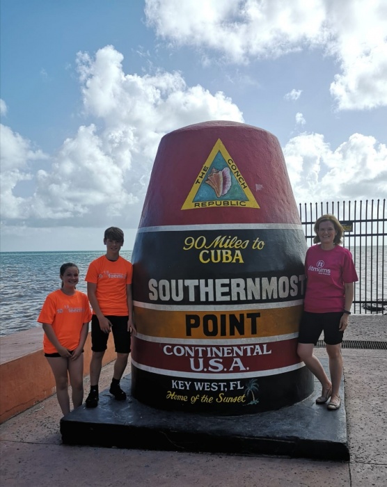 Caroline (Beverely) Oliver and Louisa (10 to Teens) Key West, Florida