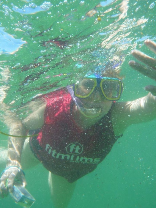 Julia - Snorkelling in the Indian Ocean