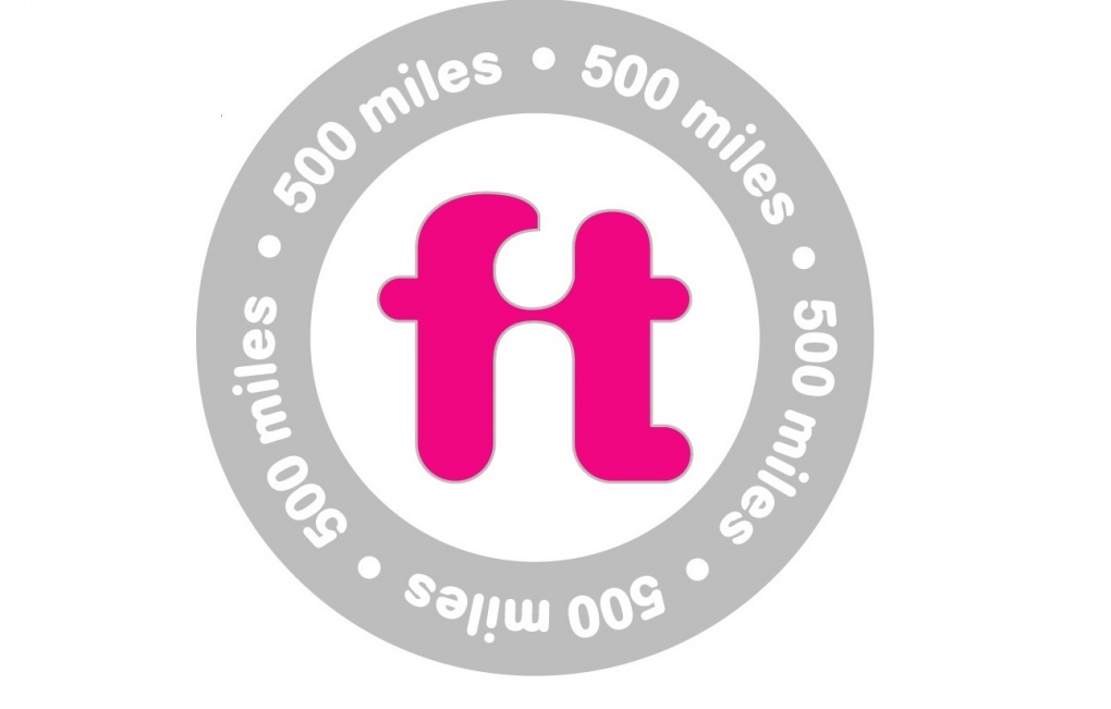 Silver 500 miles badge