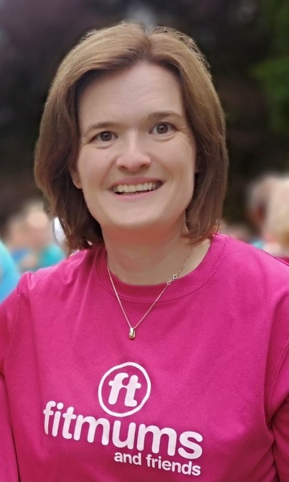 Image of Caroline in Fitmums kit