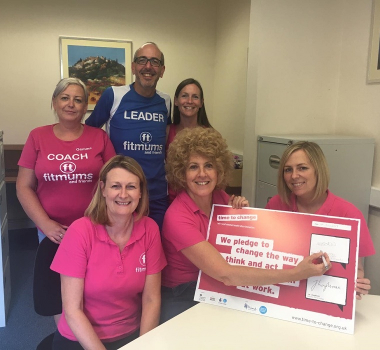 Fitmums & Friends sign up to Time to Change